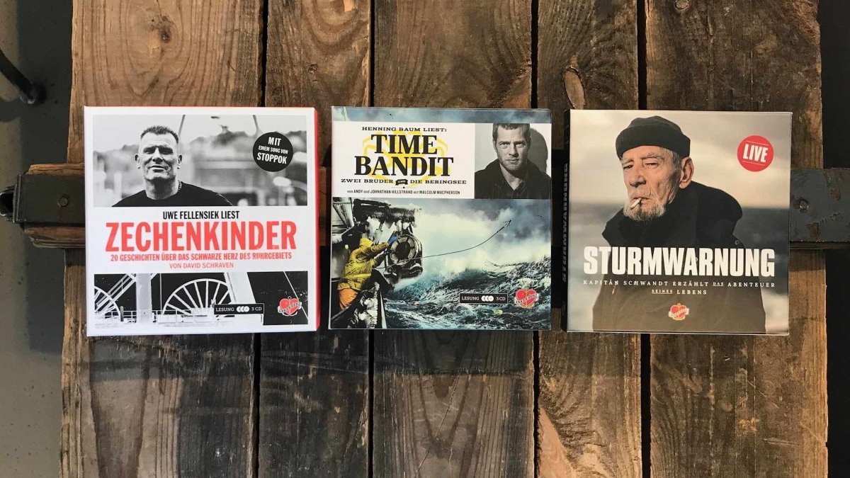 Alaska, Ruhrpott, Sturmwarnung: Hörbücher für den Herbst! - Ankerherz Verlag