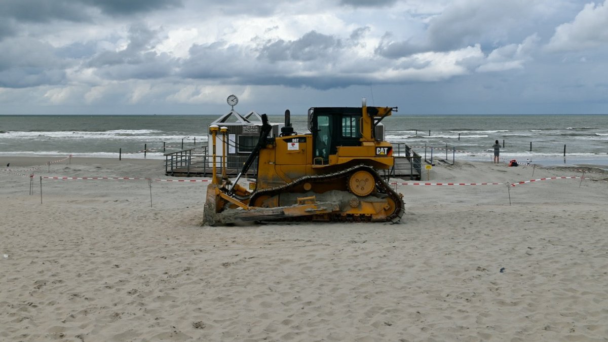 Baustelle Strand: auf einigen Nordseeinseln fehlt der Sand - Ankerherz Verlag