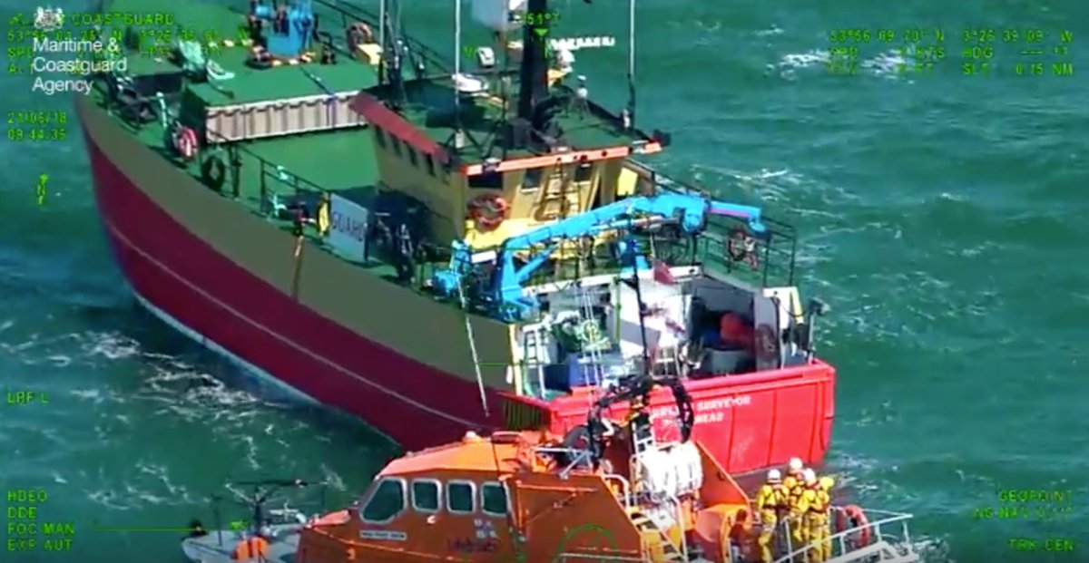 Mayday in der Irischen See: zwei Seeleute gerettet - Ankerherz Verlag