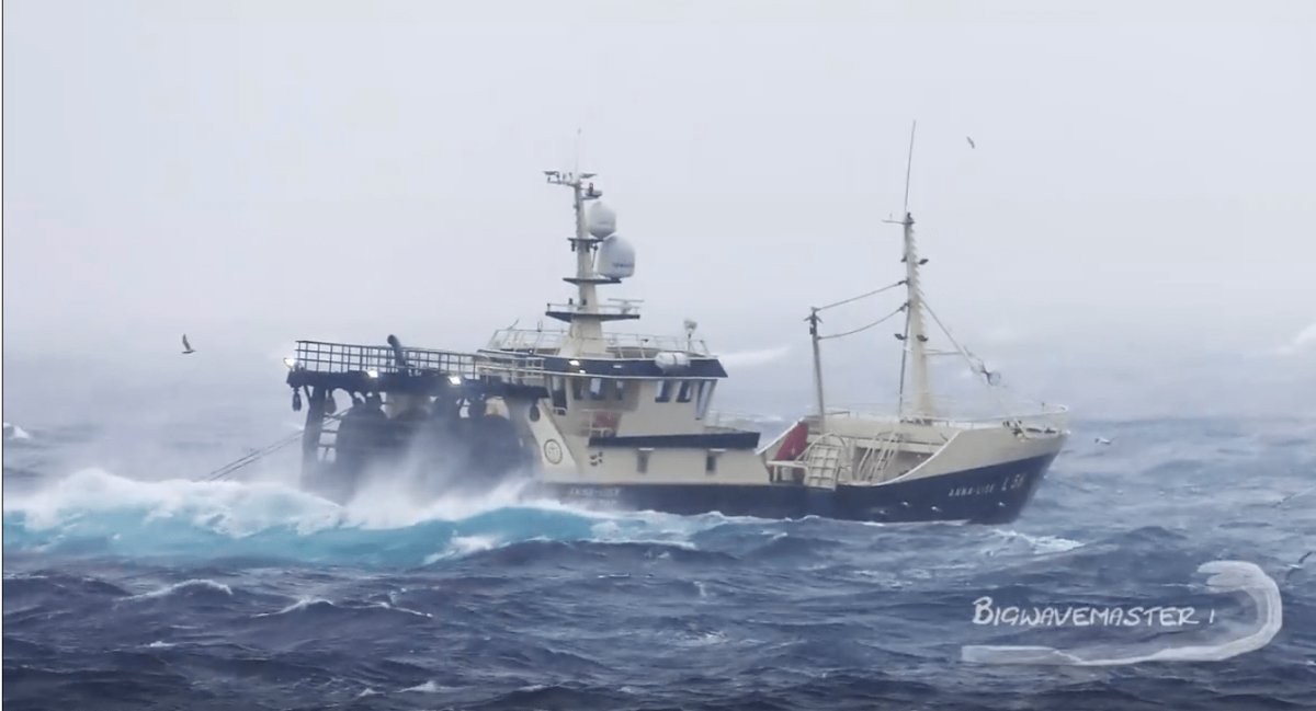 Tüten raus: Fischer im Sturm nördlich der Shetlands - Ankerherz Verlag