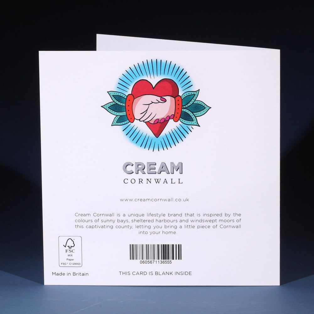 Klappkarte Segelschiff & Kraken — The Sailor's Story | Cream Cornwall