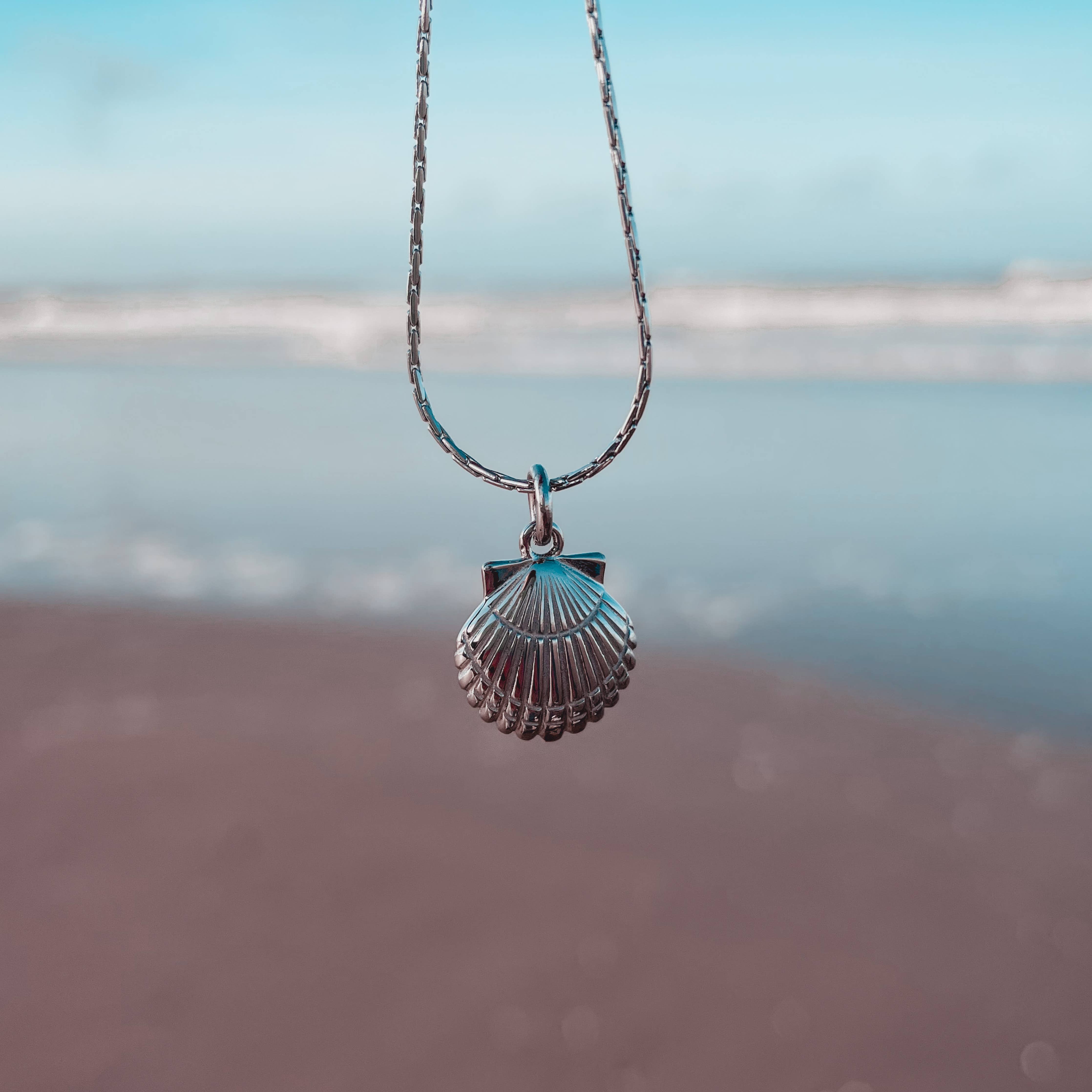 Halskette Ocean Shell Silber oder Gold