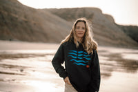 Kapuzenpullover Waves Navy| ankerherz.de