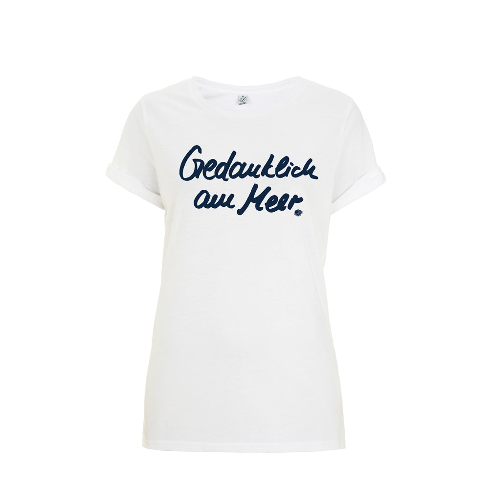 Frauen T-Shirt  Gedanklich am Meer | ankerherz.de