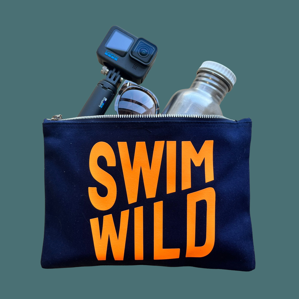 Tasche Swim Wild — Canvas Navy | The Cornish Studio