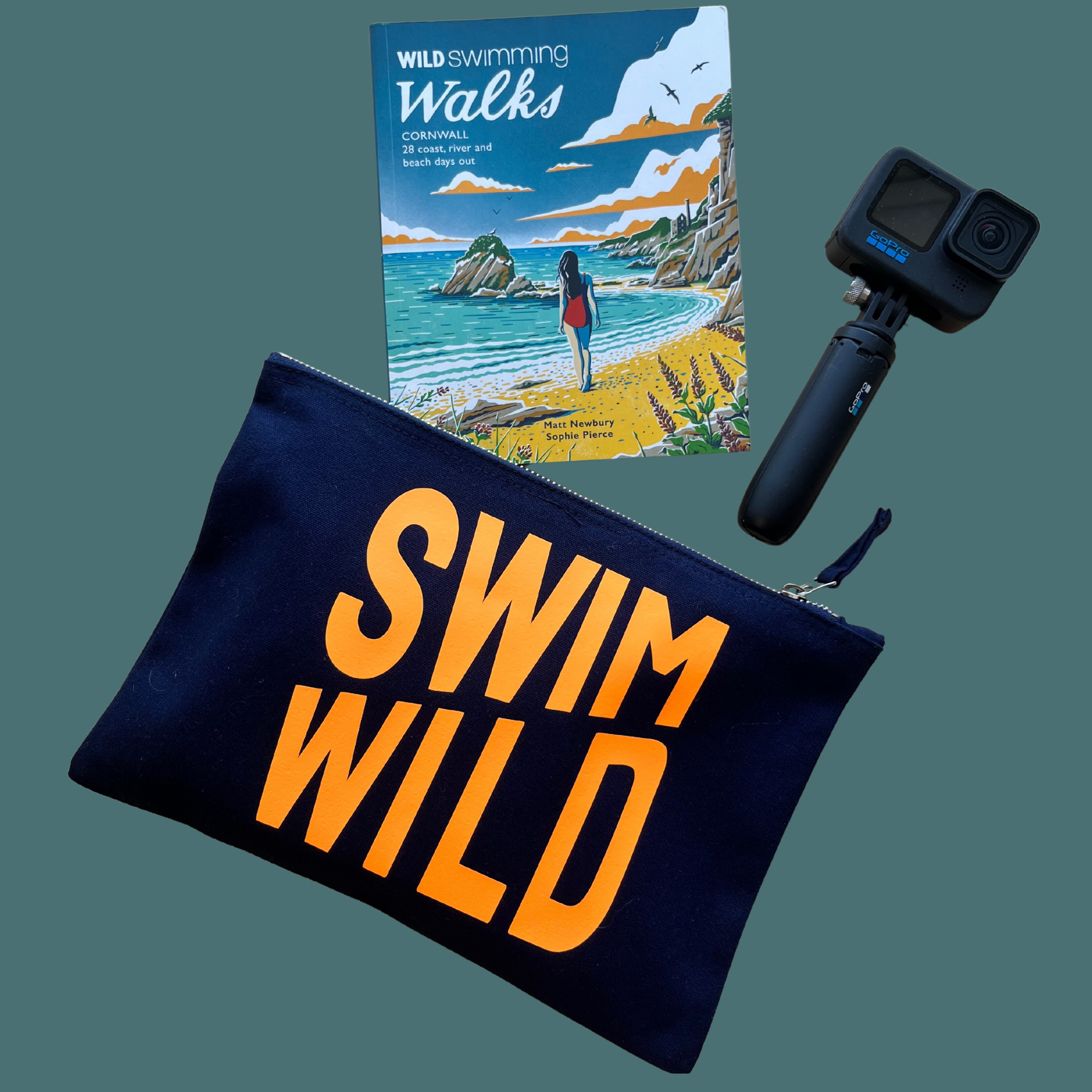 Tasche Swim Wild — Canvas Navy | The Cornish Studio