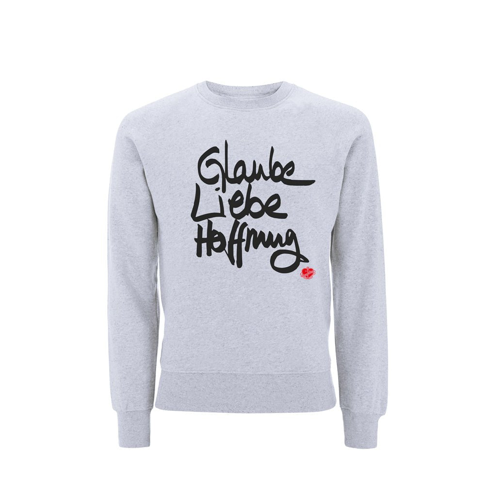 Sweatshirt Glaube Liebe Hoffnung - Ankerherz Verlag